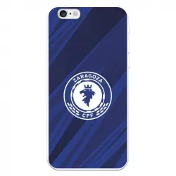 Funda Para Iphone 6 Del Zaragoza Cf Femenino Escudo Fondo Azul-negro - Licencia Oficial Zaragoza Cf Femenino