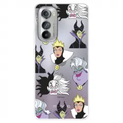 Funda Para Motorola Edge 30 Oficial De Disney Villanas Patrón - Villanas Disney
