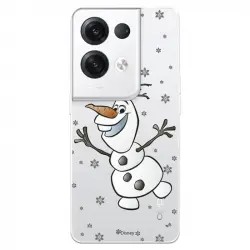Funda Para Oppo Reno 8 Pro Oficial De Disney Olaf Transparente - Frozen