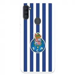 Funda Para Samsung Galaxy A11 Del Fútbol Club Oporto Escudo Rayas - Licencia Oficial Fútbol Club Oporto