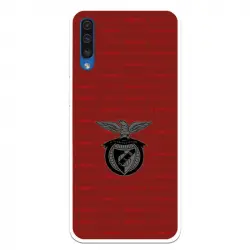 Funda Para Samsung Galaxy A50 Del Escudo Fondo Granate - Licencia Oficial Benfica