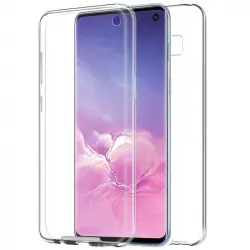 Funda Silicona 3D Transparente Trasera y Delantera para Samsung Galaxy S10