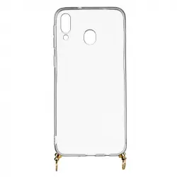 Funda Silicona Colgante Transparente Para Samsung Galaxy M20