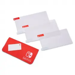 Power A Pack 3 Protectores de Pantalla Antibrillo Licenciados para Nintendo Switch/Lite/OLED