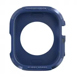 Avizar Carcasa Apple Watch 45mm/44mm/45mm Modelos del 1 al 8 Fibra De Carbono Azul