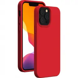 BigBen Funda Rígida con Tacto Suave Rojo para IPhone 13 Pro