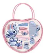 Bolso en forma de corazón con accesorios de pelo Disney Lilo y Stitch