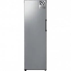 Congelador vertical - Samsung BESPOKE RZ32A7485S9/EF, 323l, 185.3cm, Metal Cooling, Dispensador de hielo, Modo Convertible, Inox