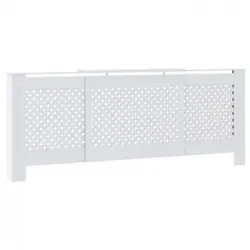 Cubierta Para Radiador Mdf Blanco 205 Cm Vidaxl
