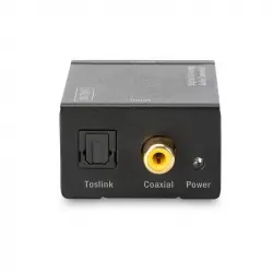 Digitus Convertidor Digital a Analógico Conector RCA Coaxial/Toslink con Adaptador de Red