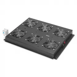 Digitus Unidad de Refrigeración de Techo para Armarios Unique 19" Negro