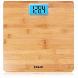 Duronic BS504 Báscula de Baño Digital Bambú