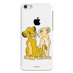 Funda Oficial Disney Simba Y Nala Transparente Para Iphone 5c - El Rey León