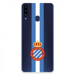 Funda Para Samsung Galaxy A20s Del Rcd Espanyol Escudo Albiceleste Escudo Albiceleste - Licencia Oficial Rcd Espanyol