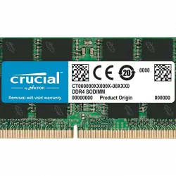 Memoria RAM para portátil - Crucial 8 GB, 2400 MHz, DDR4