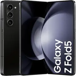 Móvil - Samsung Galaxy Z Fold5 5G, 256GB, 12GB RAM, Negro, 7.6" QXGA+, Plegable, Qualcomm Snapdragon, 4400 mAh, Android 13