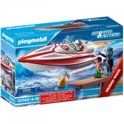 Playmobil Sports & Action: Lancha Rápida con Motor Sumergible