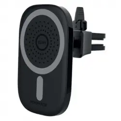 Promate Ventmag-15W Soporte Cargador Inalámbrico Qi de Coche para iPhone 12 15W Negro