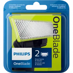 Recambio 2 cuchillas para cara - Philips OneBlade QP220/55 Recorta, perfila y afeita