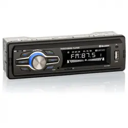 Roadstar Ru-375bt Radio Coche Digital Am / Fm, Bluetooth Llamadas Manos Libres, Autoradio Stéreo, Puerto Usb, Lector Tarjeta Tf, Reproduce Mp3,