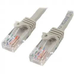 Startech Cable de Red de Cat5e Ethernet RJ45 sin Enganches 7m Gris