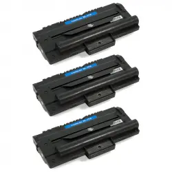 ZipZap Tóners Compatibles con Samsung ML1510 Negro Pack 3
