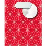 Bolsa de regalo mini Hallmark 160 Roja gráfica