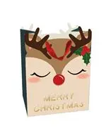 Bolsa para regalo Navidad Legami M Reindeer