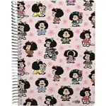 Cuaderno espiral 4° Grafoplás 80h cuadrícula 4mm Mafalda23 Única