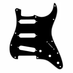 Fender Golpeador Stratocaster Negro 3 Capas 11 Agu
