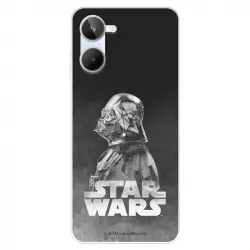 Funda Para Realme 10 Oficial De Star Wars Darth Vader Fondo Negro - Star Wars