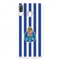 Funda Para Samsung Galaxy A40 Del Fútbol Club Oporto Escudo Rayas - Licencia Oficial Fútbol Club Oporto