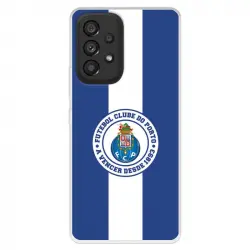 Funda Para Samsung Galaxy A53 5g Del Fútbol Club Oporto Escudo Rayas Azul Y Blanco - Licencia Oficial Fútbol Club Oport