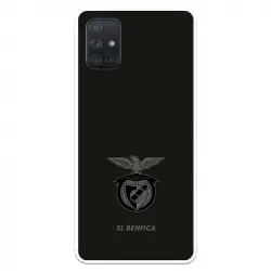 Funda Para Samsung Galaxy A71 Del Escudo Fondo Negro - Licencia Oficial Benfica
