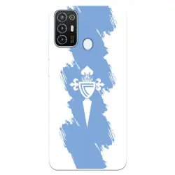 Funda Para Zte Blade A52 Del Rc Celta Escudo Trazo Azul - Licencia Oficial Rc Celta