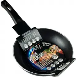 Italian Design Premium Cooking Mate Sartén Antiadherente con Fondo de Aluminio Reforzado 18cm