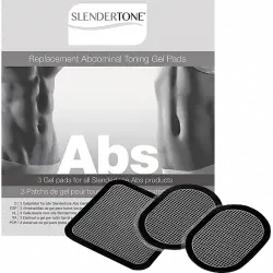 Juego de electrodos - Slendertone 3 adhesivos, Para cinturones tonificación abdominal