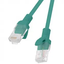 Lanberg Cable de Red RJ45 UTP Cat.5e 25cm Verde