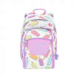 Mochila Escolar Totto Cartulina Blanco Blanco