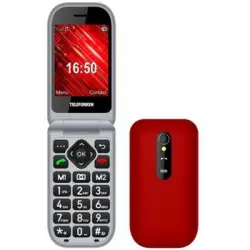 Telefunken - Senior Phone S450 Rojo Móvil Libre
