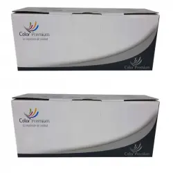 Color Premium Tóner Compatible con Brother TN2510XL Pack 2 Unidades