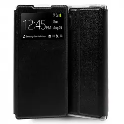 Cool Funda Libro Negra para Samsung Galaxy Note 10 Plus