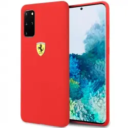 Cool Funda Licencia Ferrari Soft Rojo para Samsung Galaxy S20 Plus G985