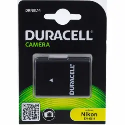 Duracell Batería Para Nikon D3200 Dslr 1100mah, 7,4v, 1100mah/8,1wh, Li-ion, Recargable