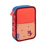 Estuche Milan con contenido de dos pisos Net & Lit rosa