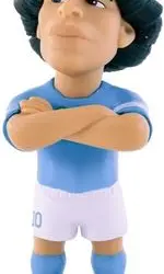 Figura Minix Maradona Camiseta azul 12cm