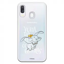 Funda Oficial Disney Dumbo Vuela Tan Alto Clear Para Samsung Galaxy A40