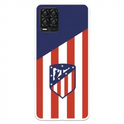 Funda Para Realme 8 Del Atleti Escudo Fondo Atletico - Licencia Oficial Atlético De Madrid