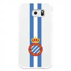 Funda Para Samsung Galaxy S6 Edge Del Rcd Espanyol Escudo Albiceleste Escudo Albiceleste - Licencia Oficial Rcd Espanyol