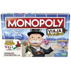 Hasbro Original Monopoly Viaja por el Mundo Juego de Mesa